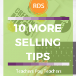 10 More Selling Basics of Selling TPT resources. Free Checklist.