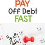 Pay off debt fast by paying more on your credit cards, saving money each month, and more. Read the post to learn more.