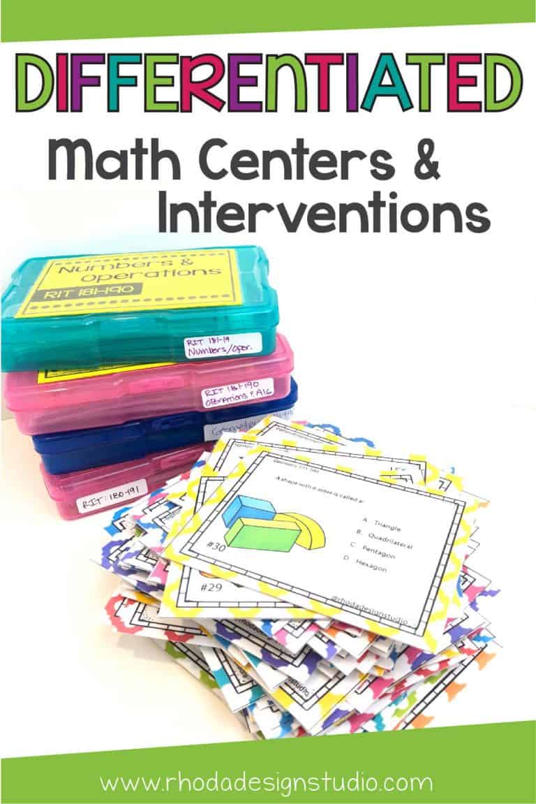 Learn How Differentiated Math Centers Help with Test Data