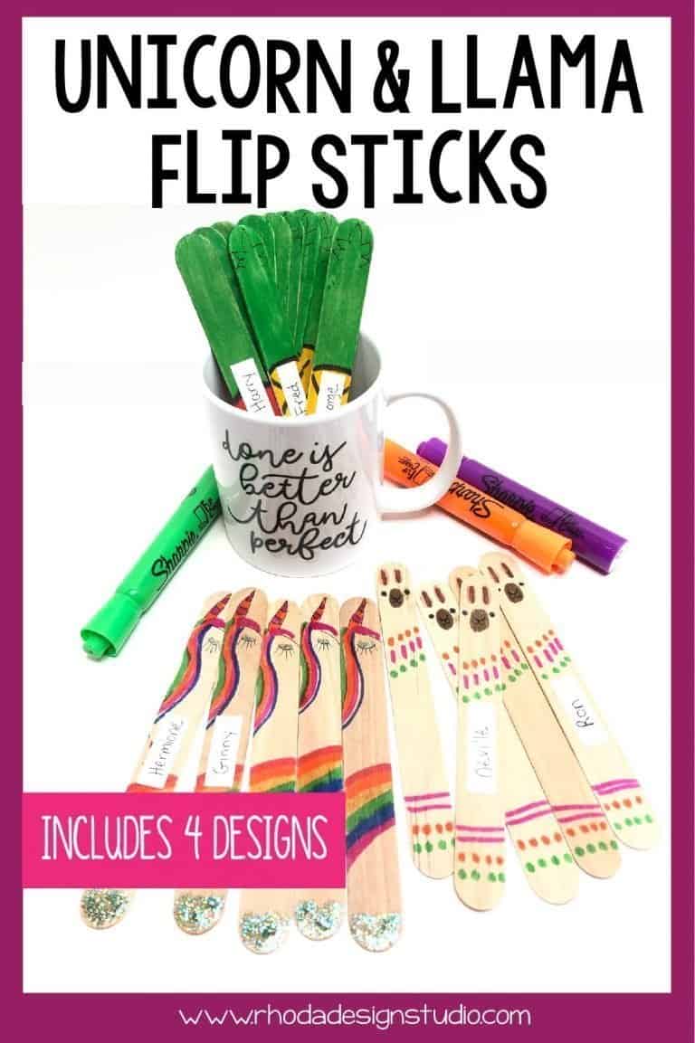 Easy DIY Flip Sticks Help with Classroom Management