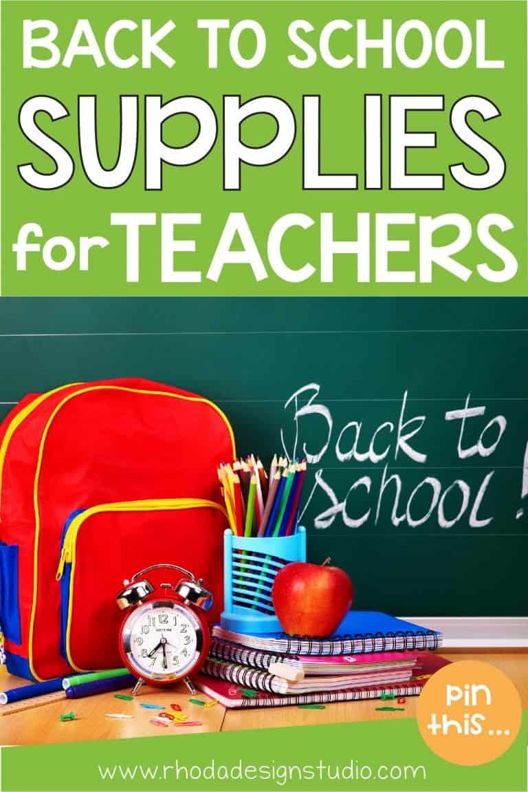 The Best Back to School Teacher Supplies on Your List
