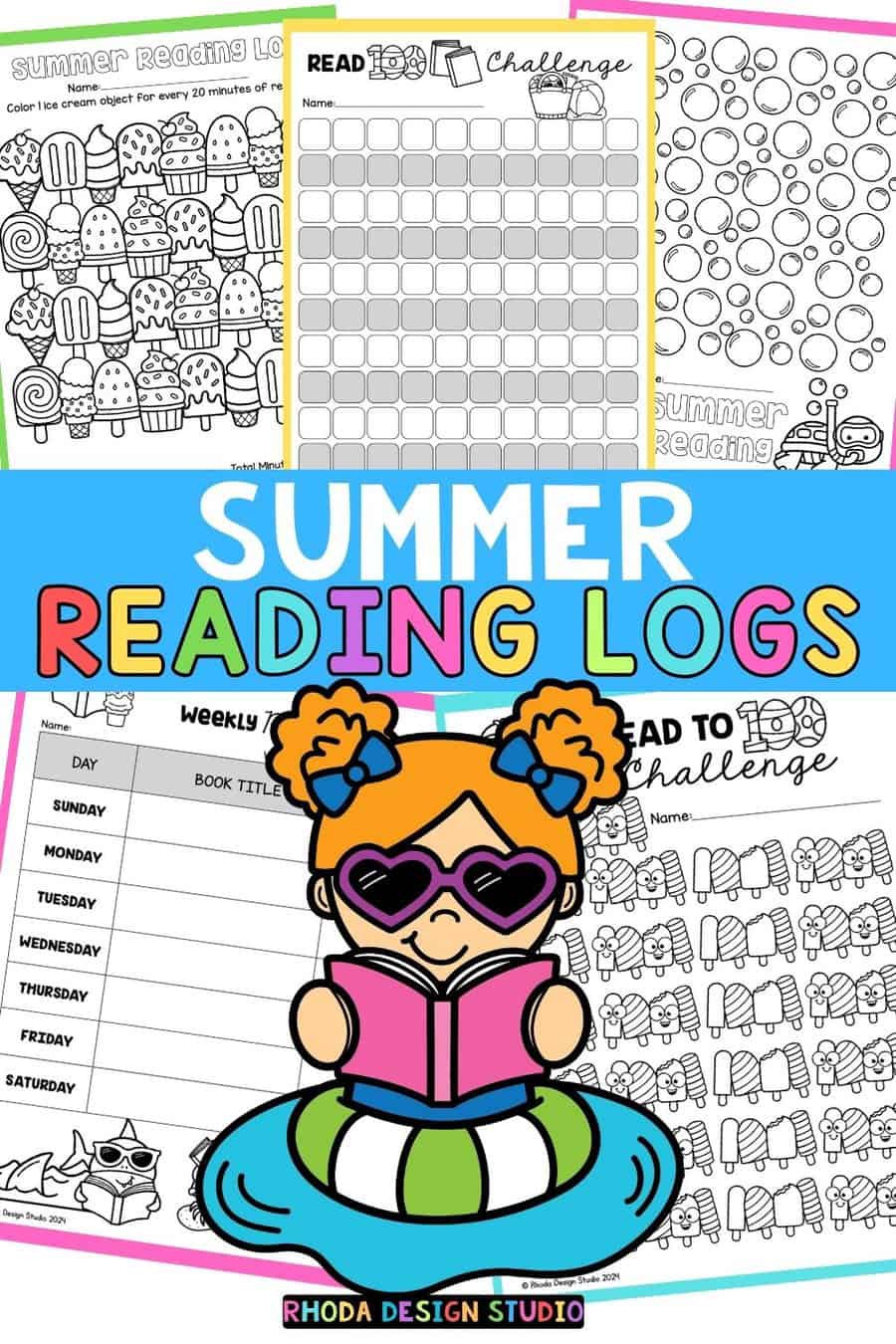 Get your kids excited about reading this summer! Download our free printable summer reading log and start tracking their reading minutes today.