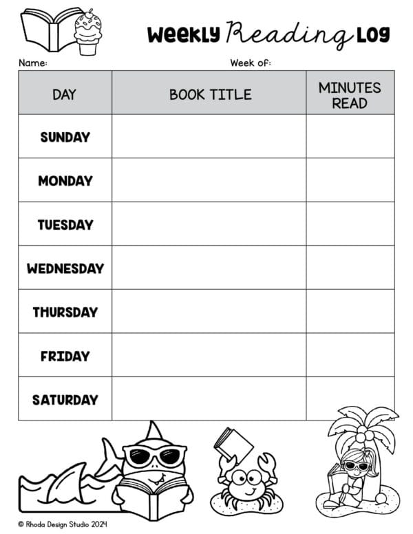 Ready to inspire a summer of reading? Download our free printable reading log and get your kids excited about diving into new stories.