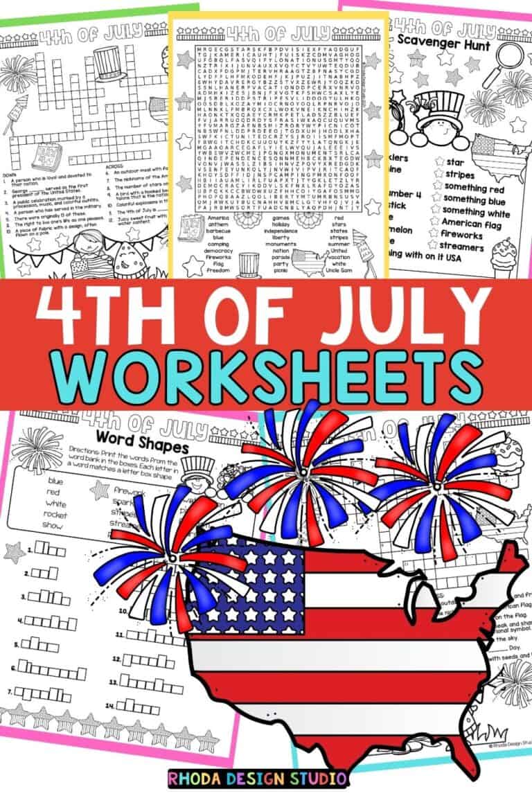 Free Fun 4th of July Printables for Kids