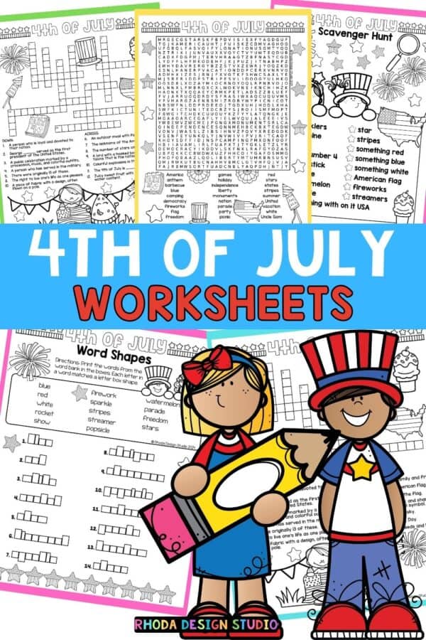 Free Fun 4th of July Printables for Kids