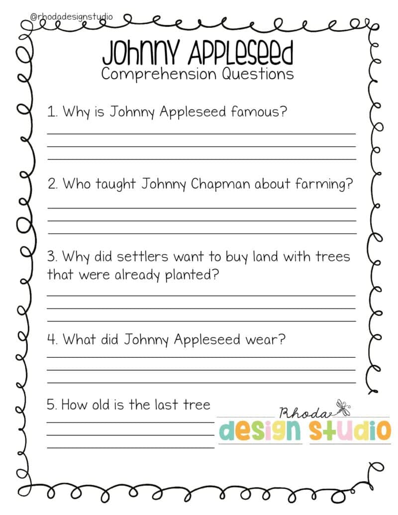 johnny-appleseed-comprehension-questions