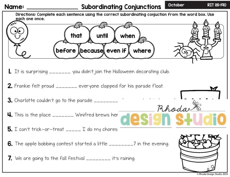 oct-ela-packet-subordinating-conjunctions