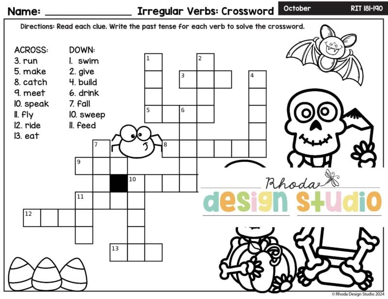 oct-ela-packet_irregular-verbs-crosswords