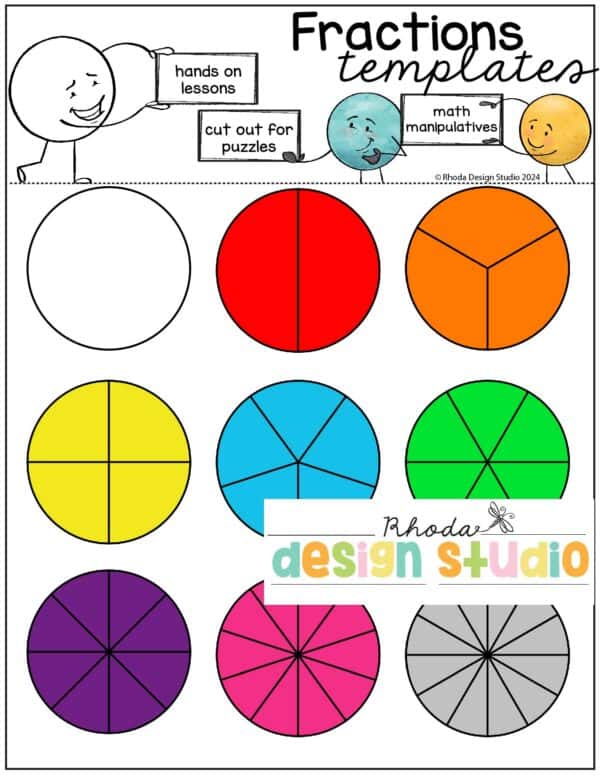 fraction-circle-templates