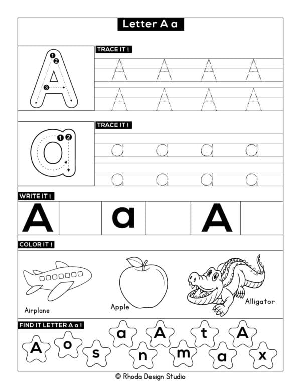 Letter-Activity-A