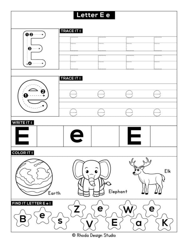 Letter-Activity_Letter E