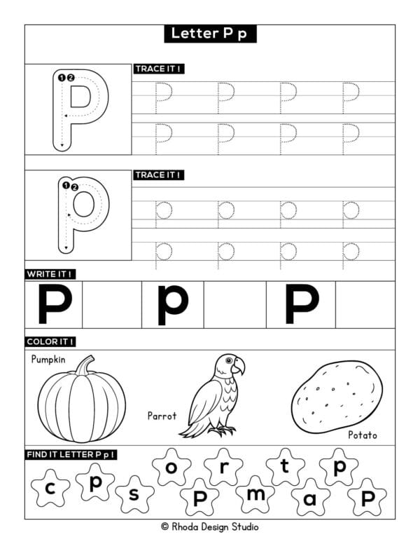 Letter-Activity_Letter P