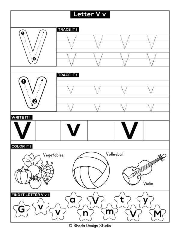 Letter-Activity_Letter V