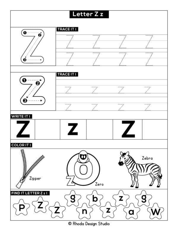 Letter-Activity_Letter Z