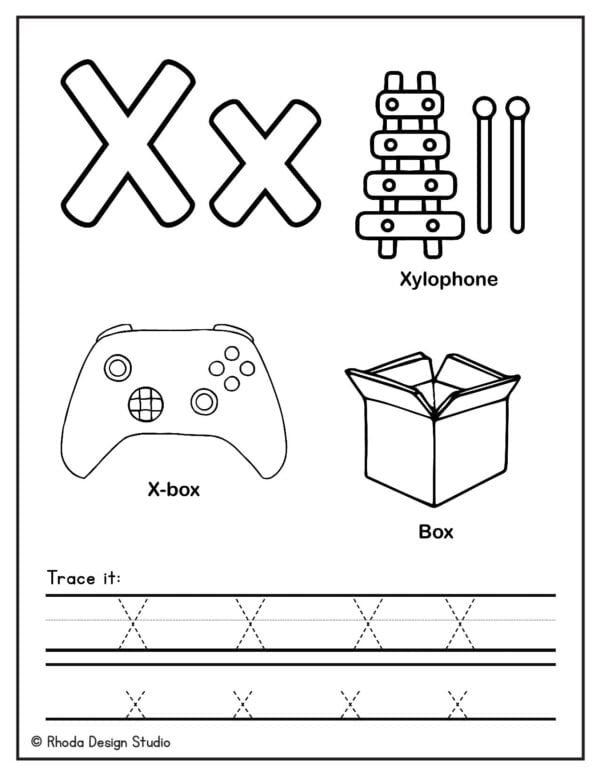 alphabet-color-trace_Letter X