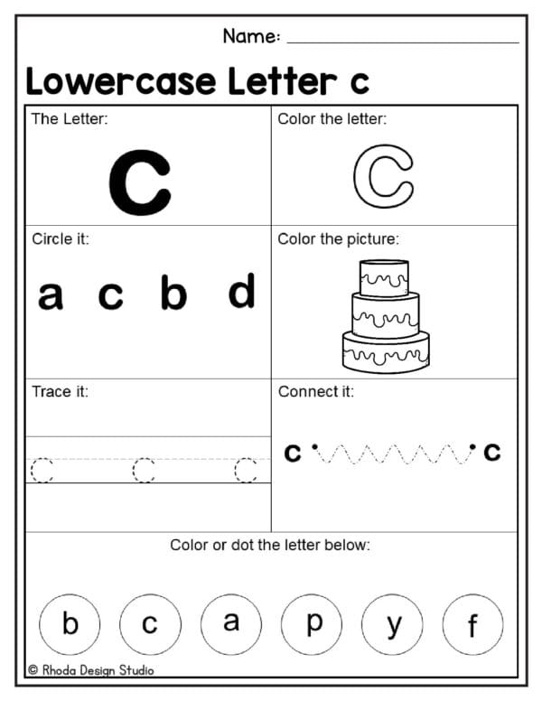 alphabet-lowercase-worksheet_Letter C