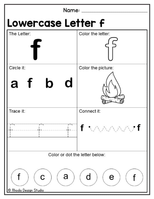 alphabet-lowercase-worksheet_Letter F