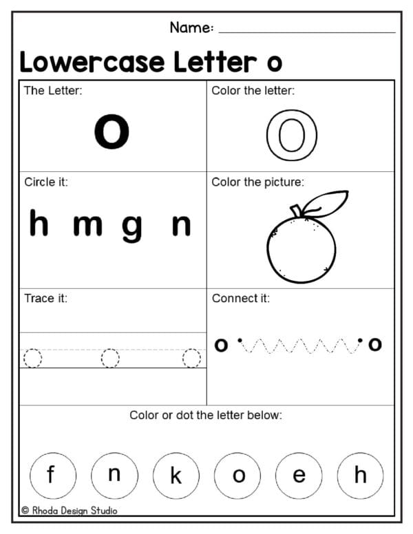 alphabet-lowercase-worksheet_Letter O