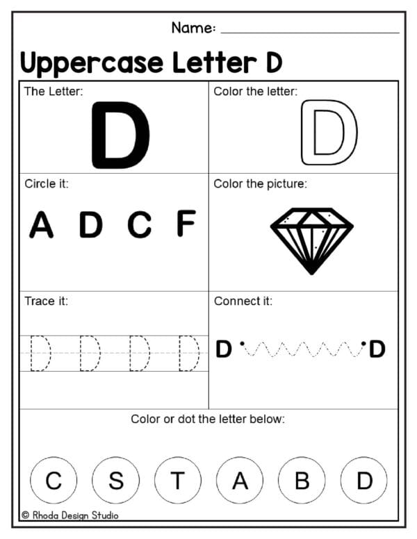 alphabet-uppercase-worksheet_Letter D