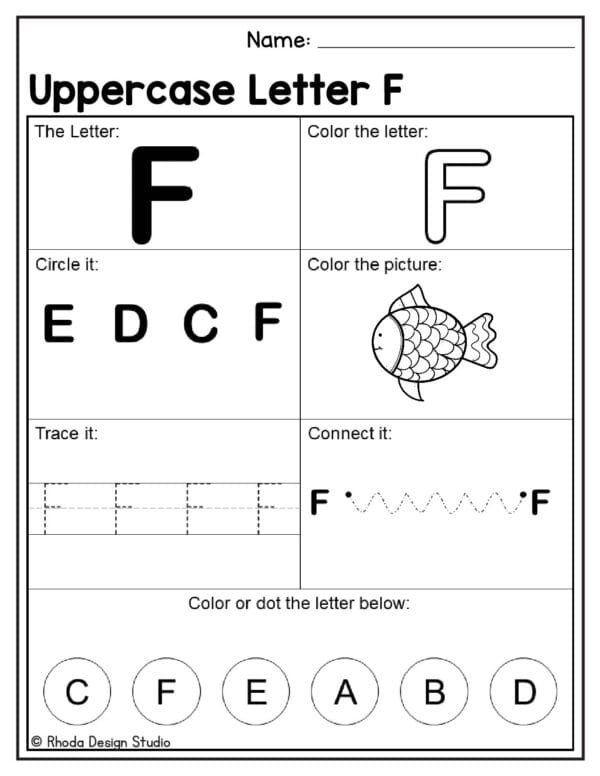 alphabet-uppercase-worksheet_Letter F