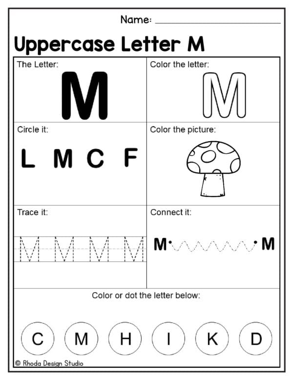 alphabet-uppercase-worksheet_Letter M