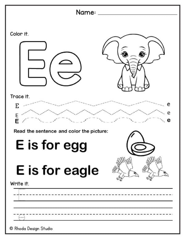 alphabet-writing-practice_Letter E