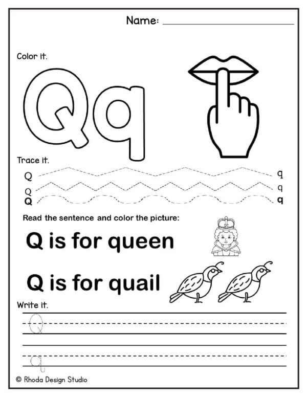 alphabet-writing-practice_Letter Q