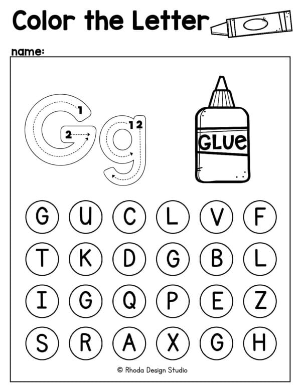 color-the-letters_Letter G