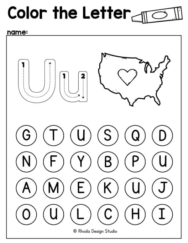 color-the-letters_Letter U