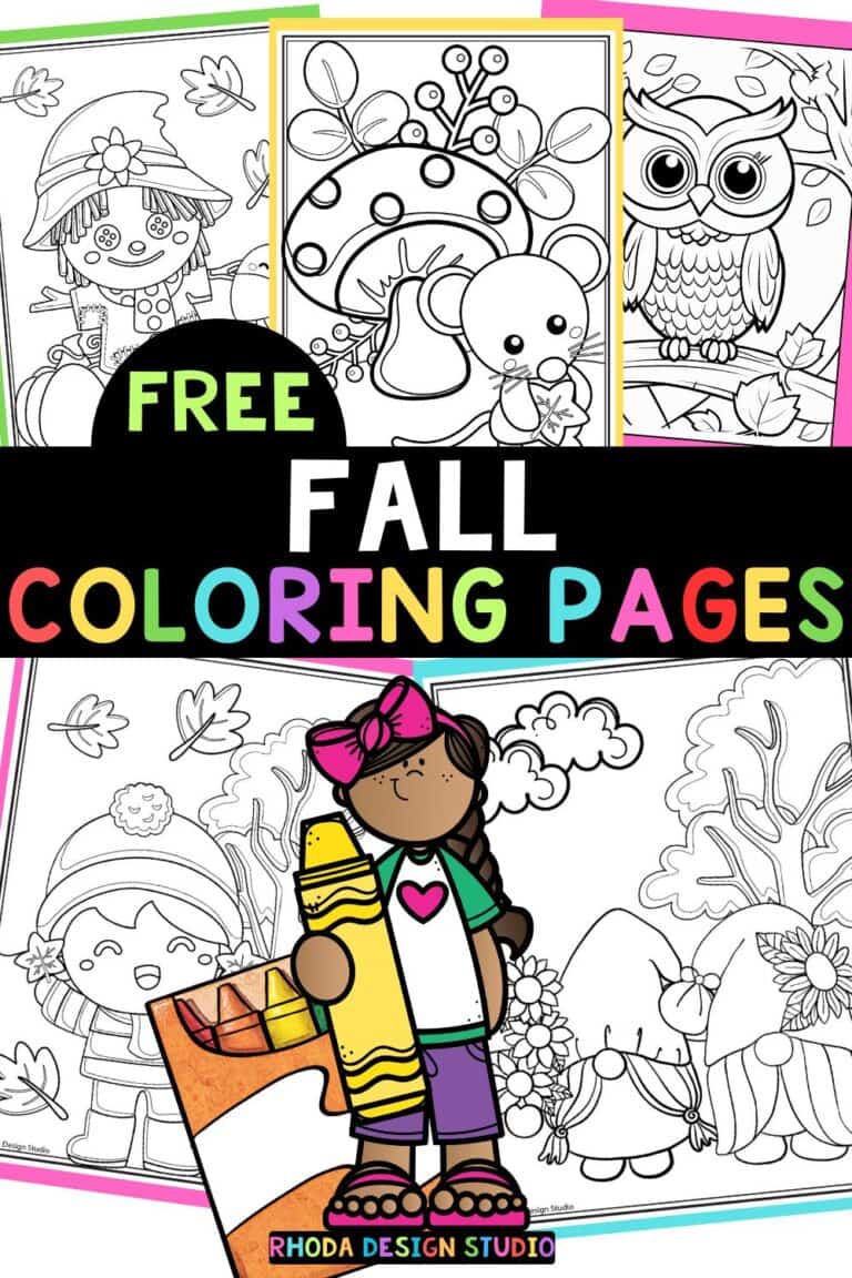 Autumn & Fall Coloring Pages (16 Free PDF Printables)