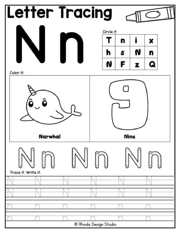 letter-tracing_Letter N