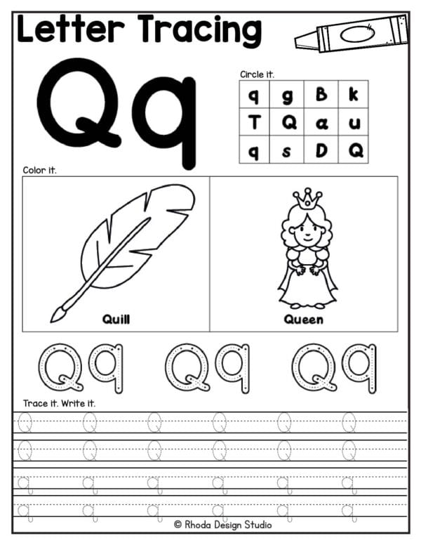 letter-tracing_Letter Q