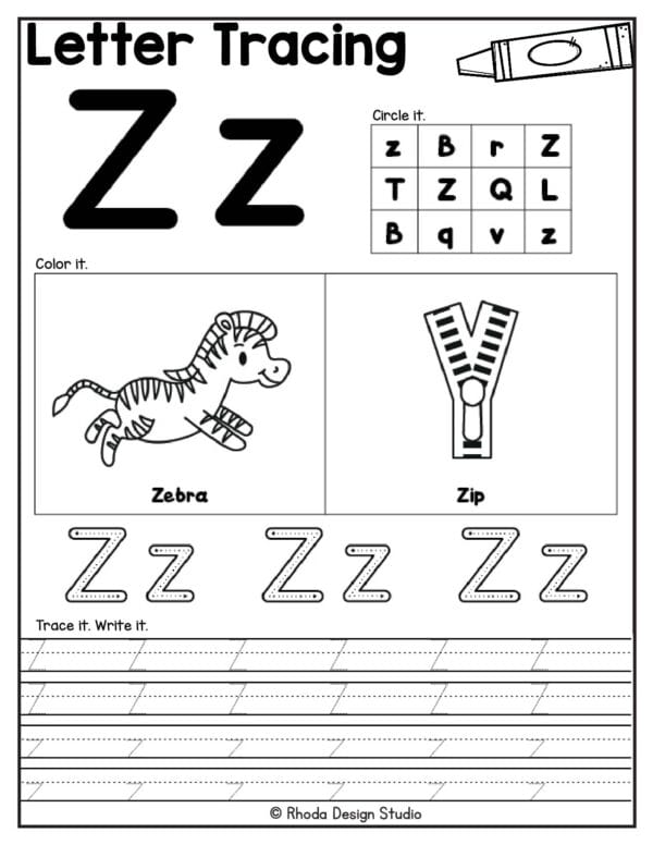 letter-tracing_Letter Z