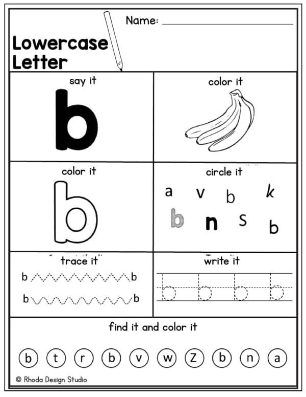 lowercase-letter-practice_Letter B