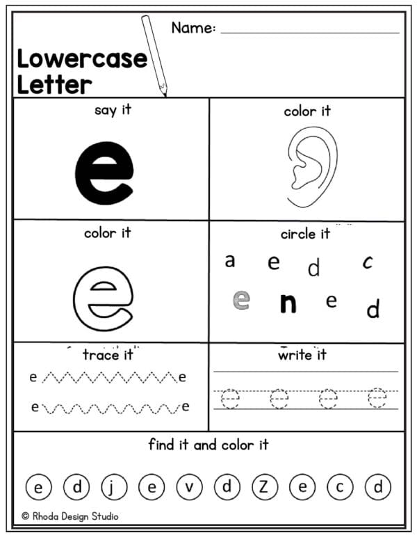 lowercase-letter-practice_Letter E