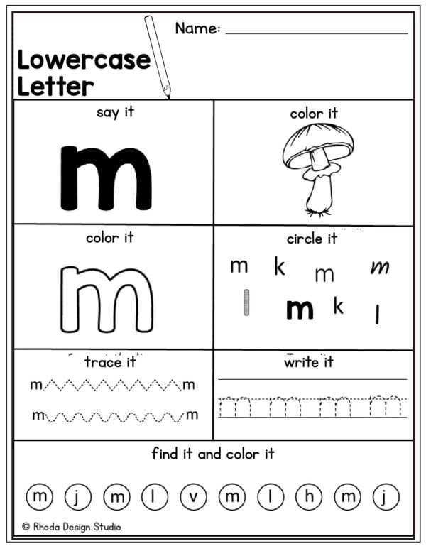 lowercase-letter-practice_Letter M