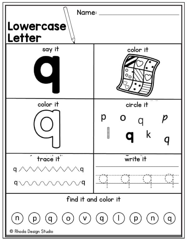 lowercase-letter-practice_Letter Q