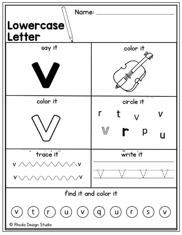 lowercase-letter-practice_Letter V