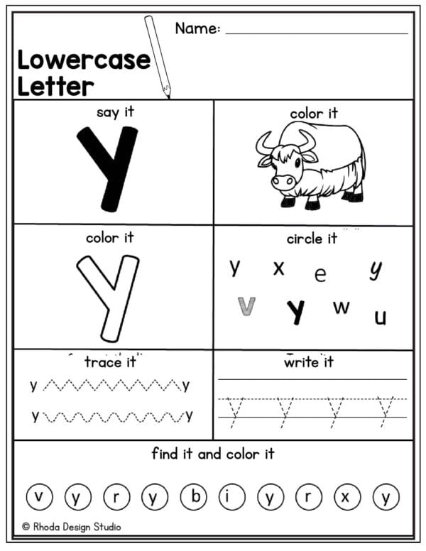 lowercase-letter-practice_Letter Y