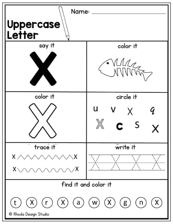 uppercase-letter-practice_Letter X